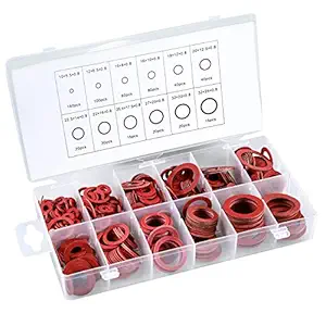 Supermotorparts PRO-KIT RG2895 Rubber & Fibre Washer Assortment - 600PC Metric Set in CASE