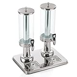 2x WAS Germany Getränkedispenser/Saftsispenser 2 Behälter à 3 Liter mit Zapfhahn