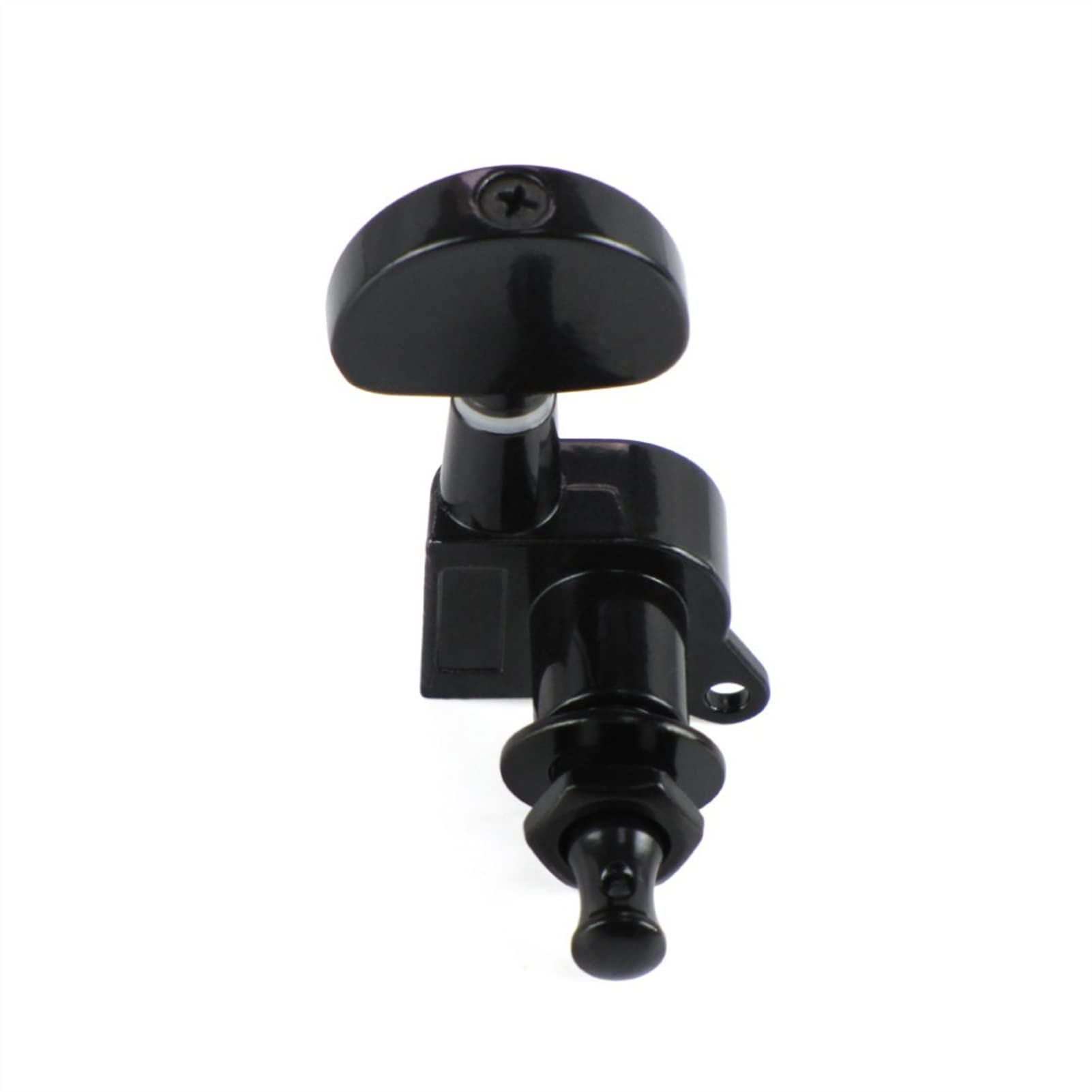 Clavijas Guitarra Cuerdas Repuesto 6 Piezas De Cabezales De Guitarra Eléctrica Acústica Sellada Sintonizadores 3L3R Partes De Guitarra De Clavijas De Ajuste (Color : Black)