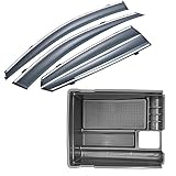 Vesul Fit for Nissan Rogue 2014-2020 Center Console Armrest Storage Box Insert Organizer Tape on Win