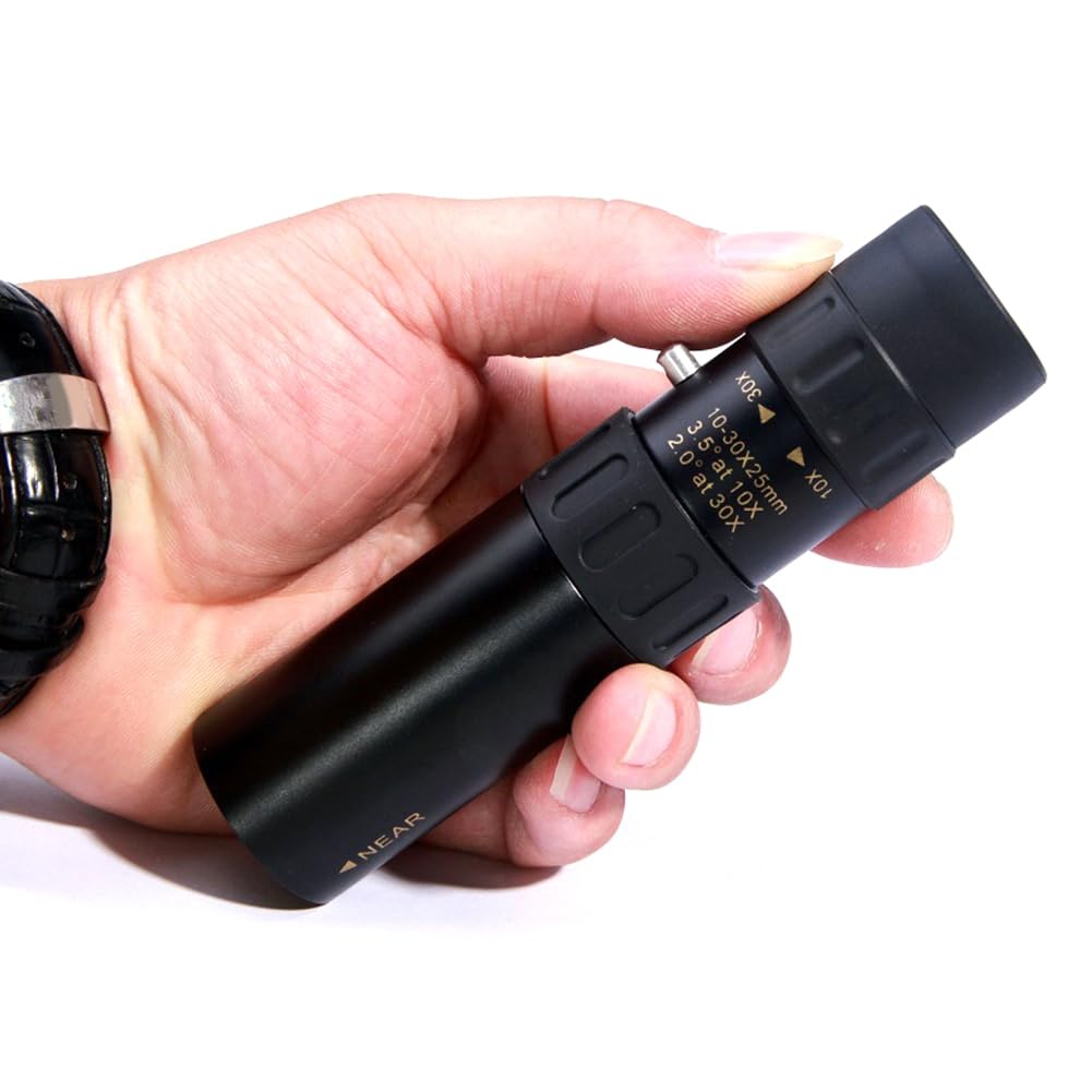 GOSER Zoom 10-300 X HD Binocolo Potente Portatile A Lungo Raggio Cannocchiale Professionale Telescopio Monoculare Visione Notturna Bassa Nero