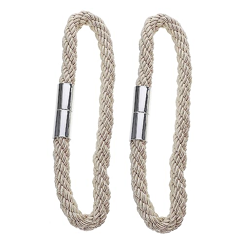 HIAKDOFT Corbatas Cortina Magnéticas de Columna Sujetador de Cortinas Elegante y Duradero para Hogar Cocina y Oficina