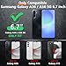 Red2Fire for Samsung Galaxy A36 A56 5G Case,[2Pcs Tempered Glass Screen Protector][Military Grade Shockproof] Non Slip Heavy Duty Full Body Protection Phone Case for A36/A56 6.7 inch 2025,Black