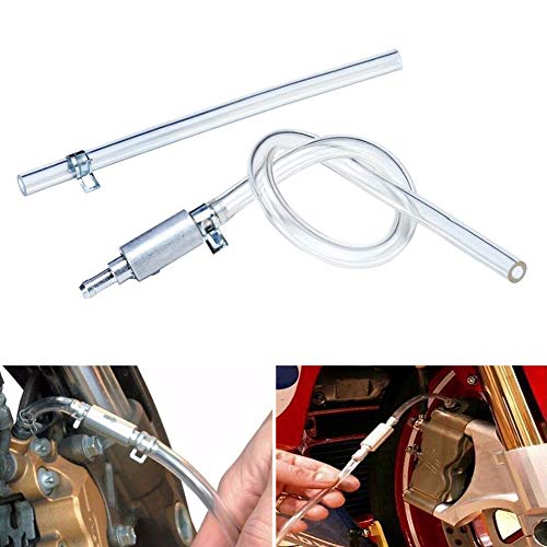 L-DiscountStore Moto Voiture Embrayage Frein Tuyau de Purge Trousse d'outils de Purge de Tube de Valve à Sens Unique