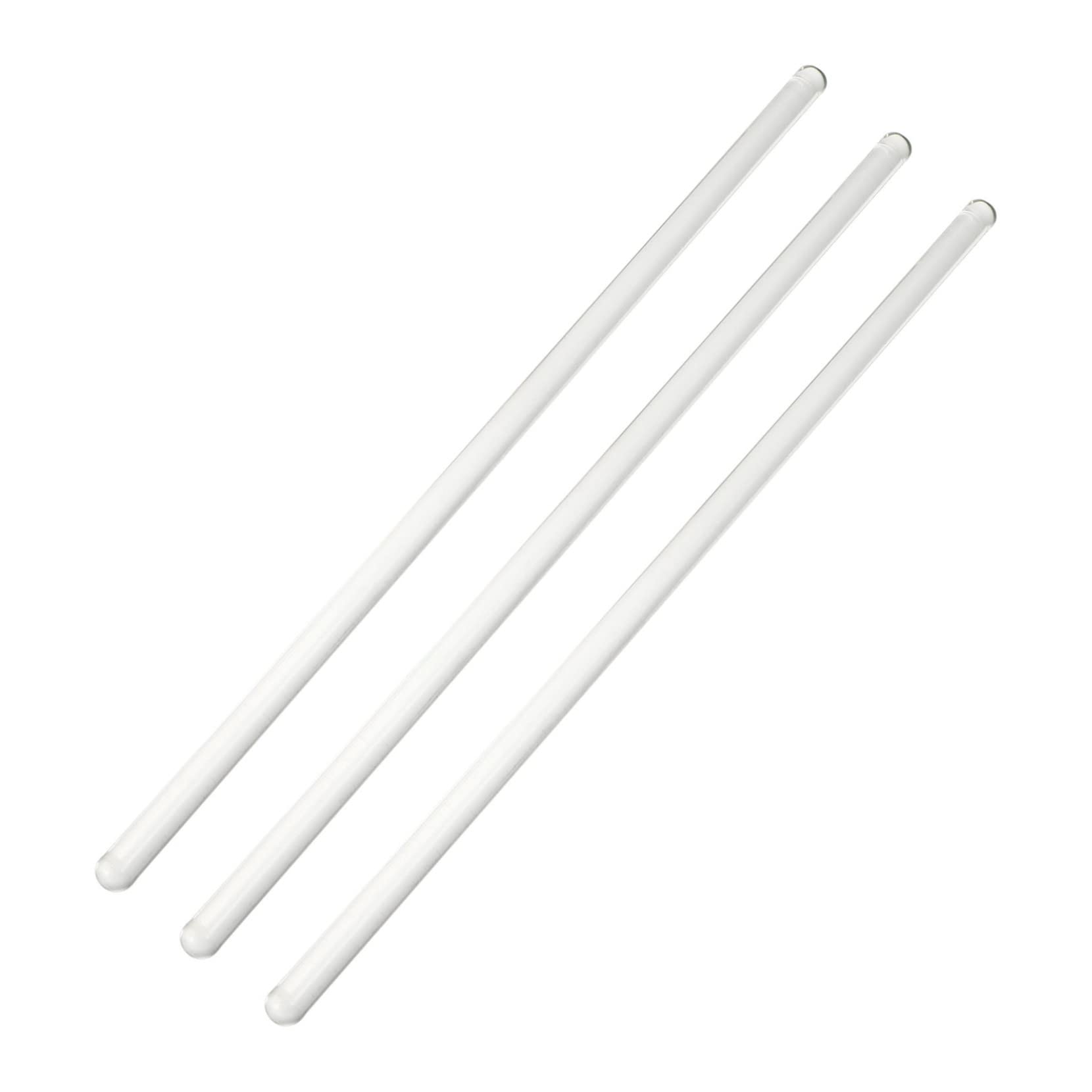 FUNOMOCYA 3pcs Glass Buret Mixer Stir Sticks Laboratory Equipment Cocktail Stirrers for Drinks Drink Stirrers Cocktail Tools Stirring Rod Drain Tool Stirrer for Use Lab Tools Stirring Sticks