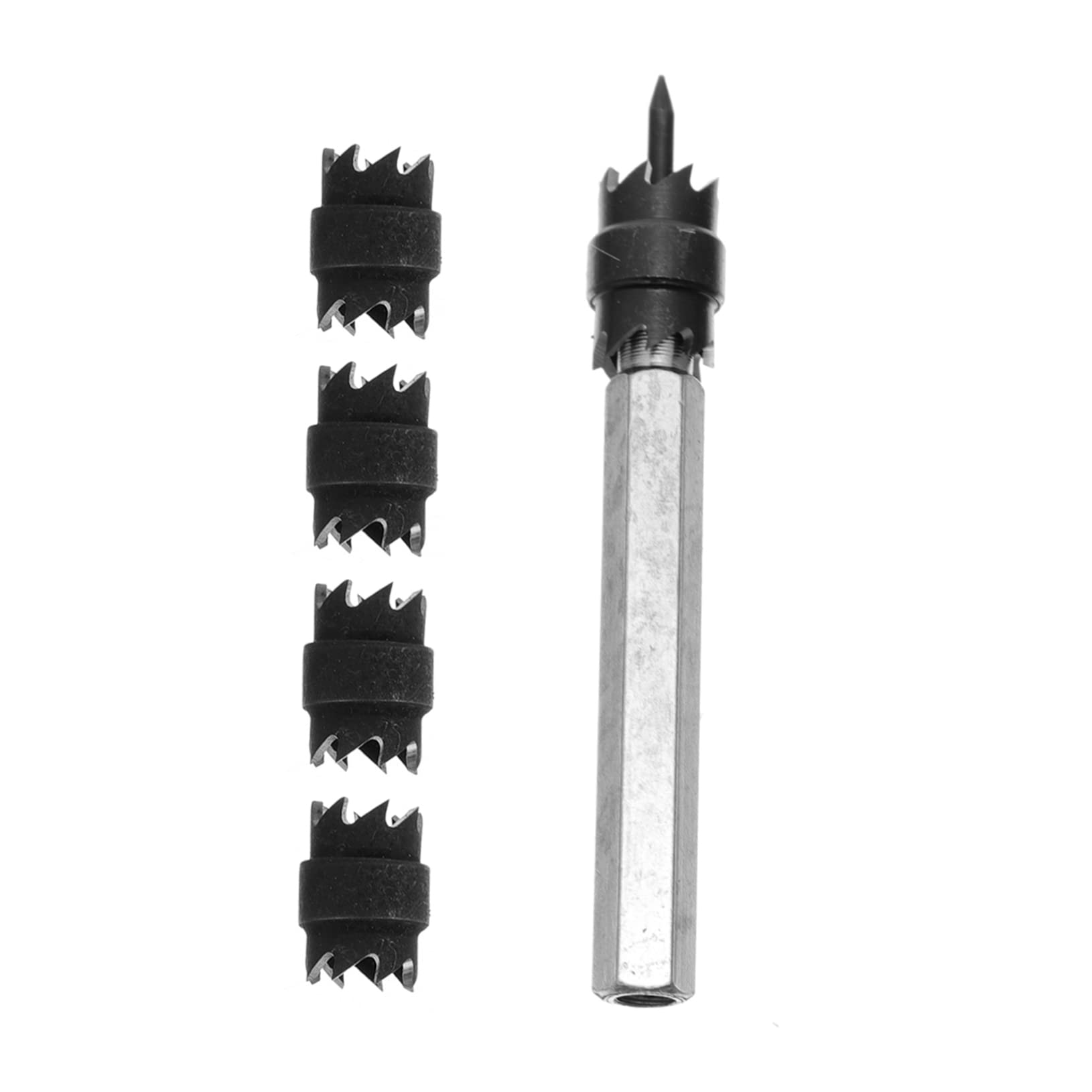 IWOWHERO Spot Weld Cutter Drill Bit Set 5pcs High-speed Spot Weld Drill Bits for Stainless Steel