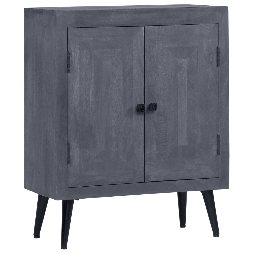 Kredens z litego drewna mango, 60 x 30 x 76 cm, komoda na korytarz, szafka komodowa, szafka na pranie do sypialni
