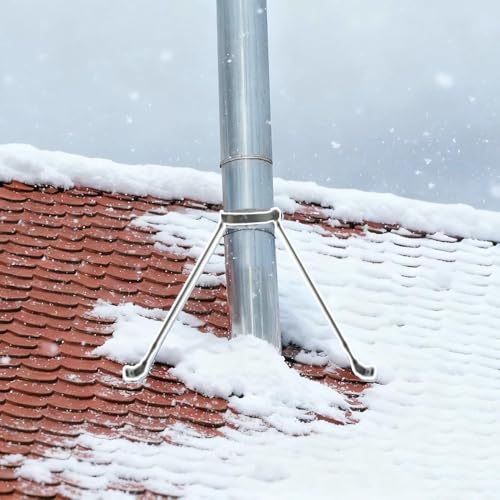 Support de tube d echappement de drainage et conduit de cheminee de toit