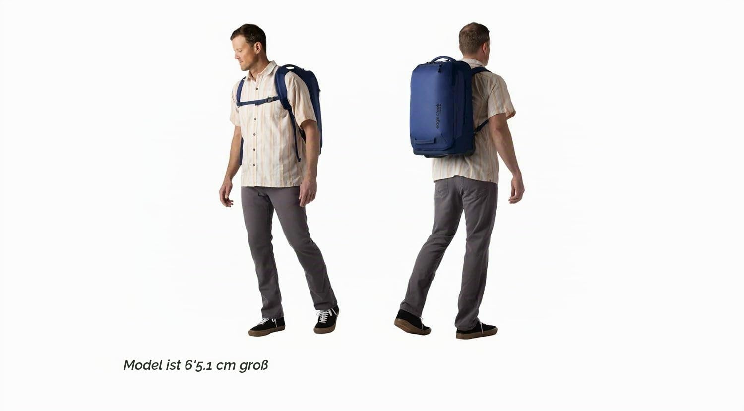 Eagle Creek Expanse Convertible Intl Carry On Rollkoffer | Koffer | 20.5 x 55 x 34.5 cm | 38L | Pilot Blue (423)