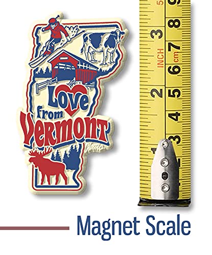 Imán Vintage Love from Vermont 3D de Goma 1.9 x 3.1" miniatura 5