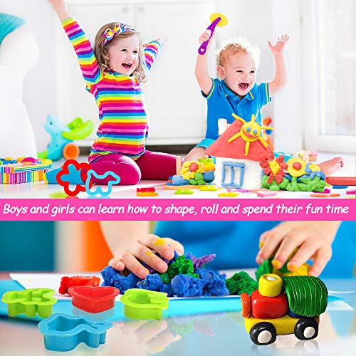 Deeg Gereedschap, 20 Pack Play Deeg Gereedschap en Cutters Rollers Cutters Extruders Kit met verschillende vormen… - Image 6