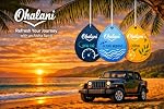 Collection de l'île – Voiture Air Freshener 3-Pack-de-voiture, Océan Breeze & Parfums d'agrumes • Refroidisseurs en papier suspendu pour voitures & petits espaces