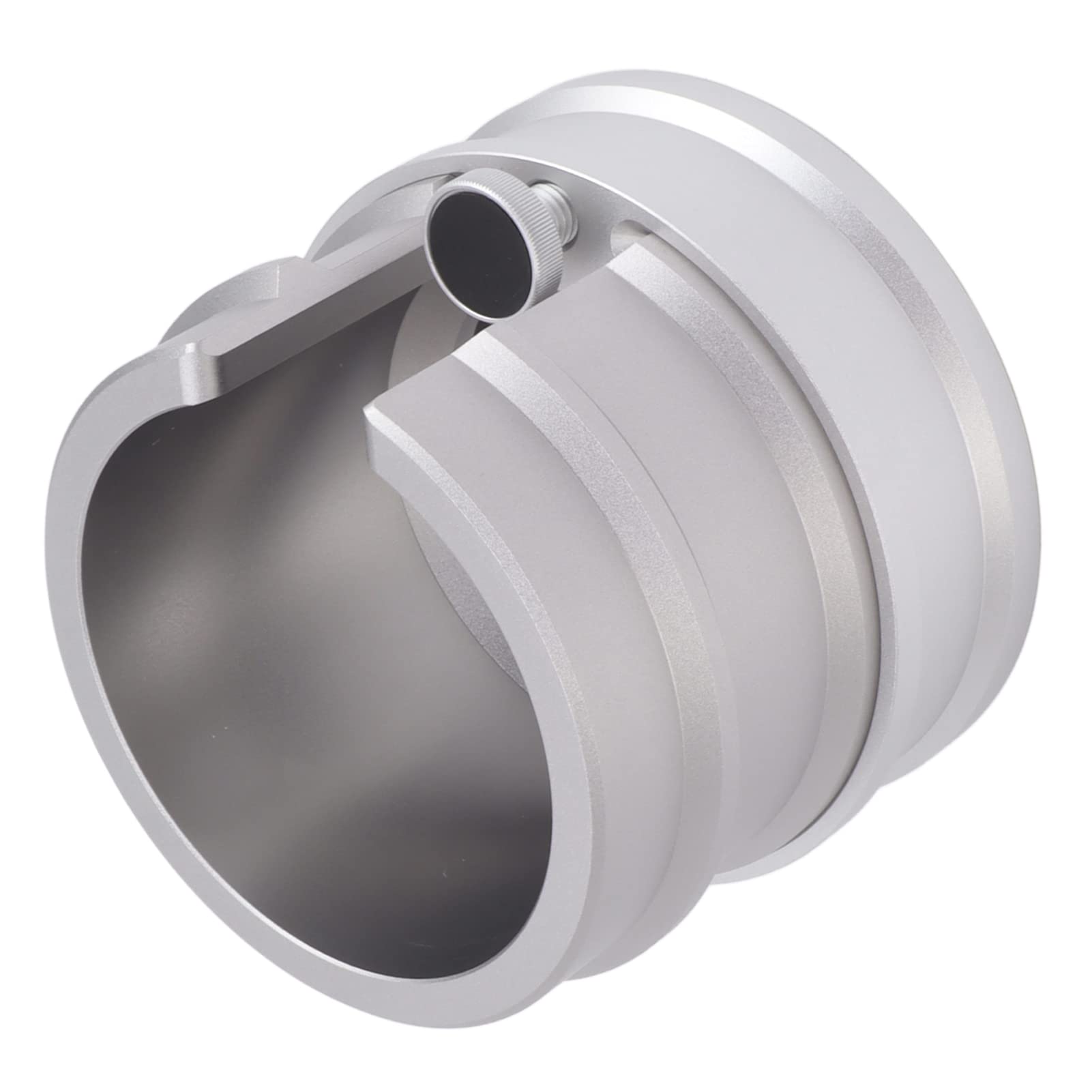 Uchwyt na filtr do kawy ze stopu aluminium ubijak do espresso stojak na stację organizator do ekspresu do kawy 51mm 53mm 58mm (Srebrny)