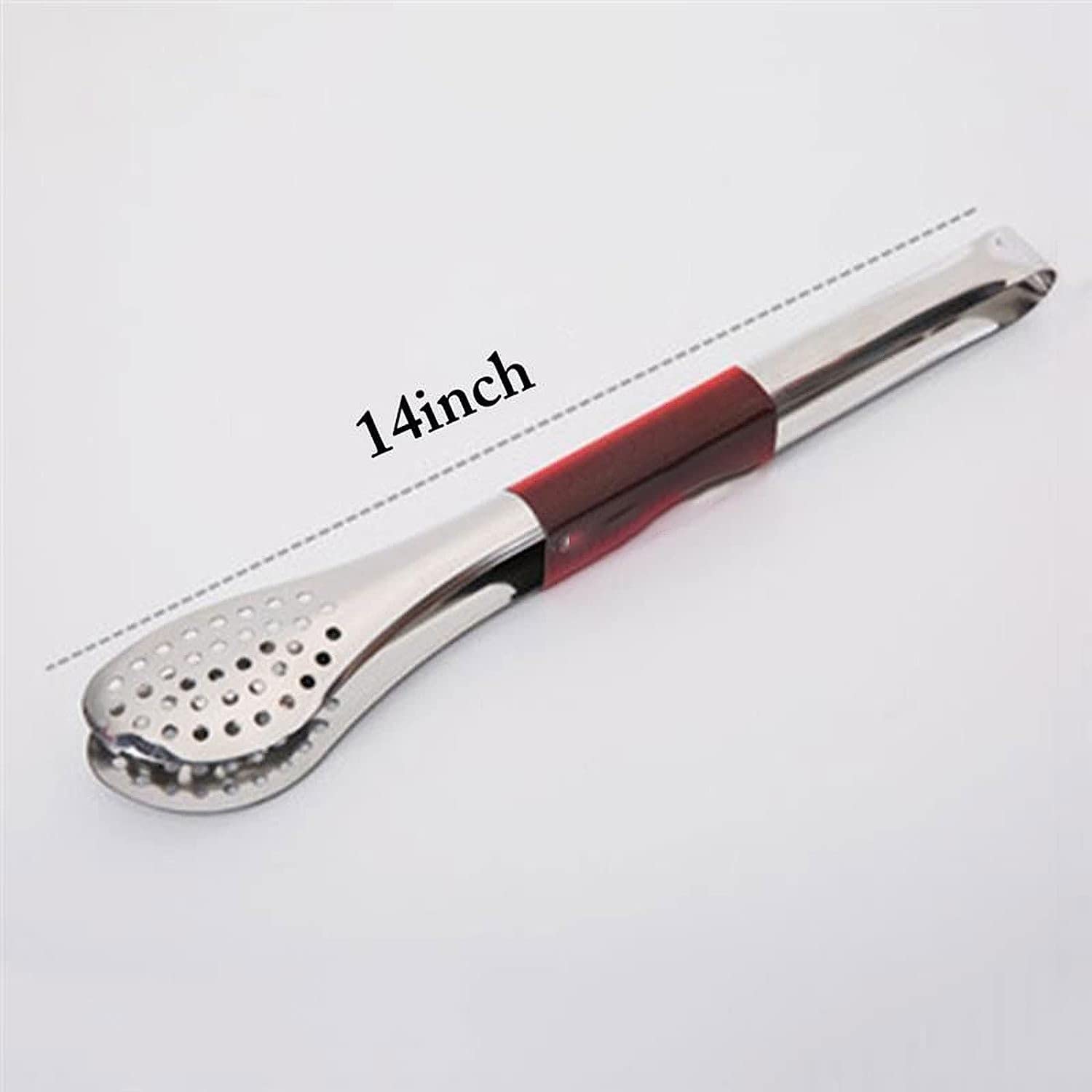 Pinzas para Servir， Pinzas de Acero Inoxidable for Cocina, Huecas, Resistentes, for Alimentos, Accesorios for el hogar