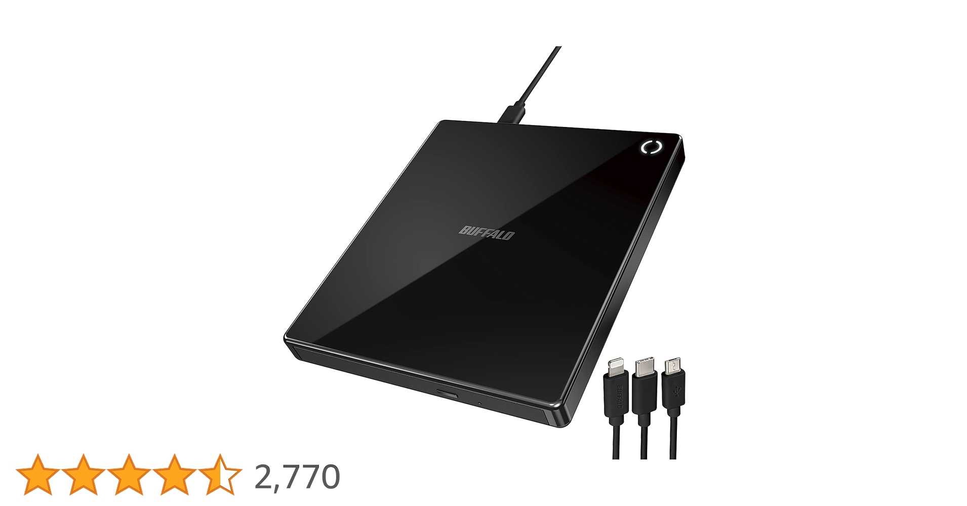 ラクレコ BUFFALO CDレコーダー ブラック Amazon.co.jp: バッファロー ラクレコ+ iPhone スマホ CD