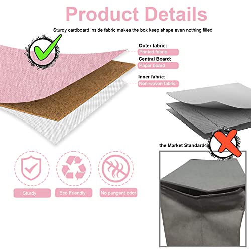 Pantryily Toy Storage Box For Girls, Large Kids Toy Chest Boxes Organizers And Storage 24.5"X13"X16"(Pink) #TOP6