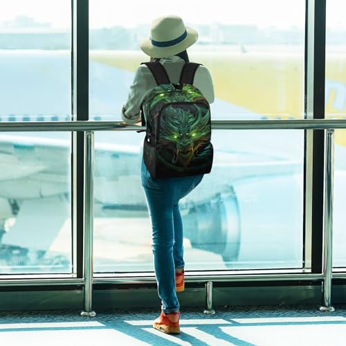 Mochila Plegable Ligera SUABO Dragón Verde para Senderismo miniatura 6