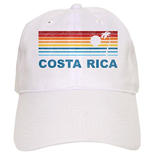 CafePress Retro Costa Rica Palm Tree Cap Unique Adjustable Baseball Hat