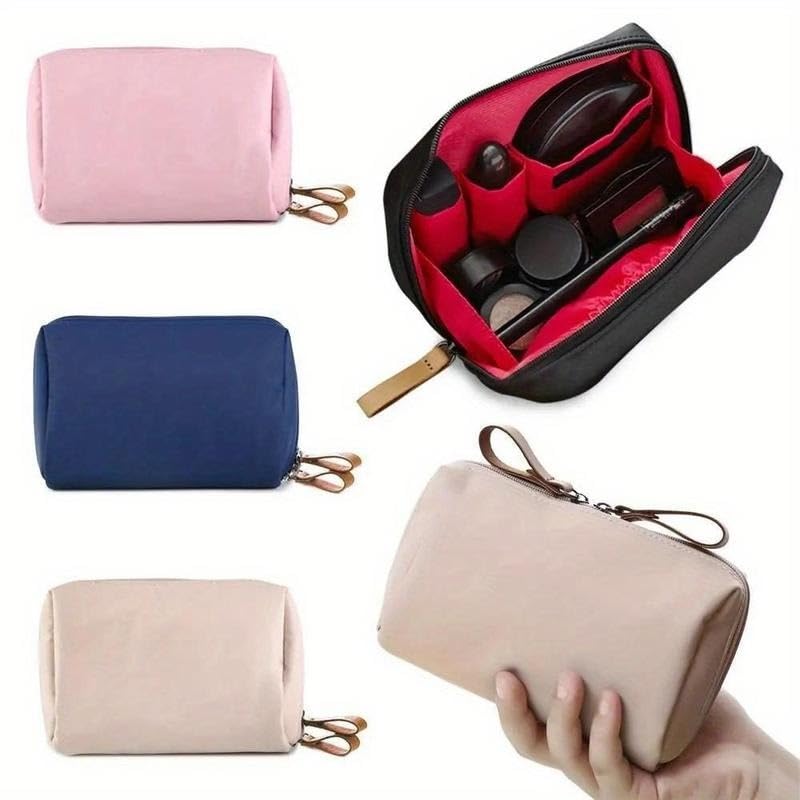 borsa per trucchi Piccola borsa for il trucco da borsa, portatile, impermeabile, for cosmetici, da viaggio, for donne e ragazze, articoli essenziali da viaggio uomo(Navy)
