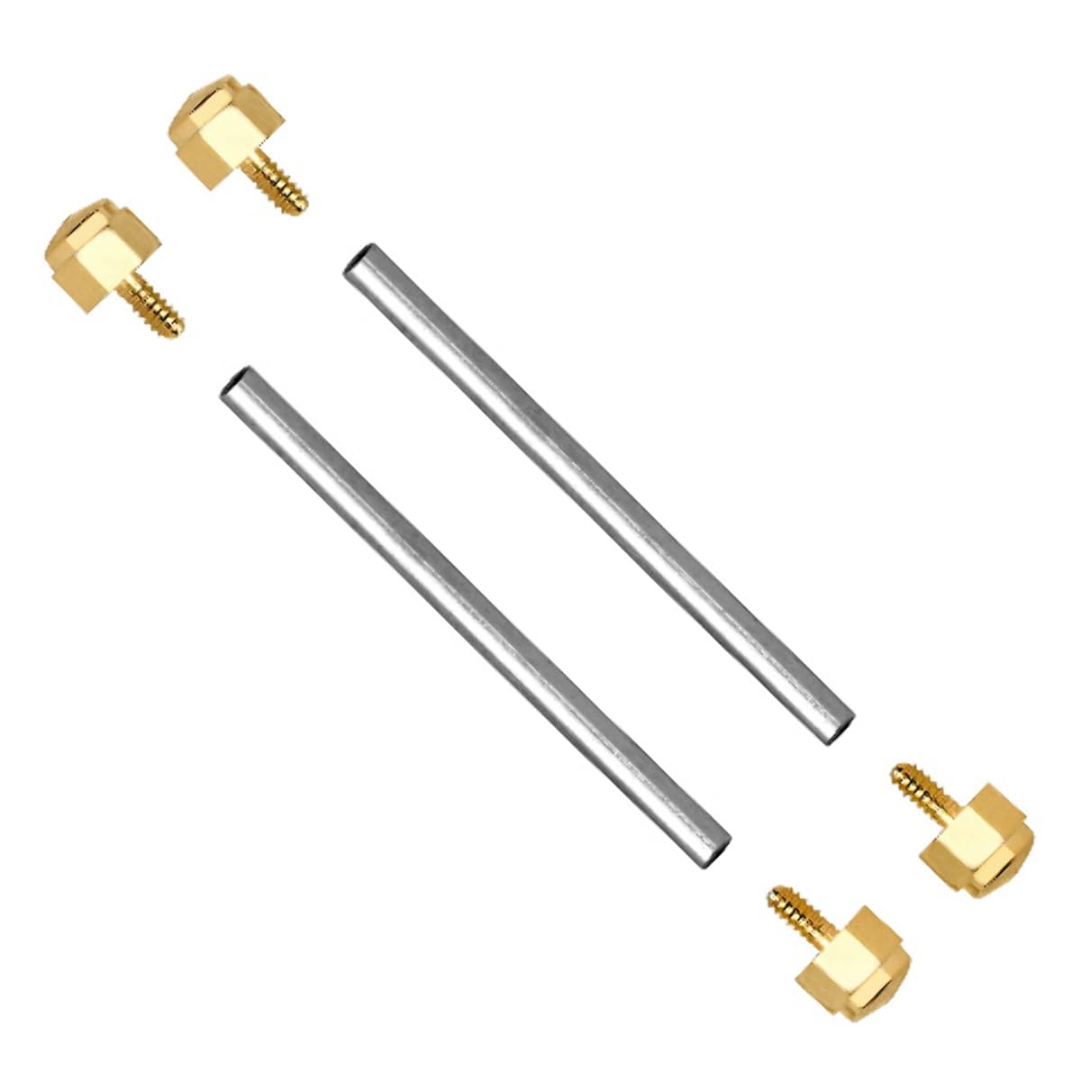Ewatchparts WATCH STRAP SCREW & TUBE (PINS) FOR MICHAEL KORS MK5896 MK5353 MK5354 19MM GOLD