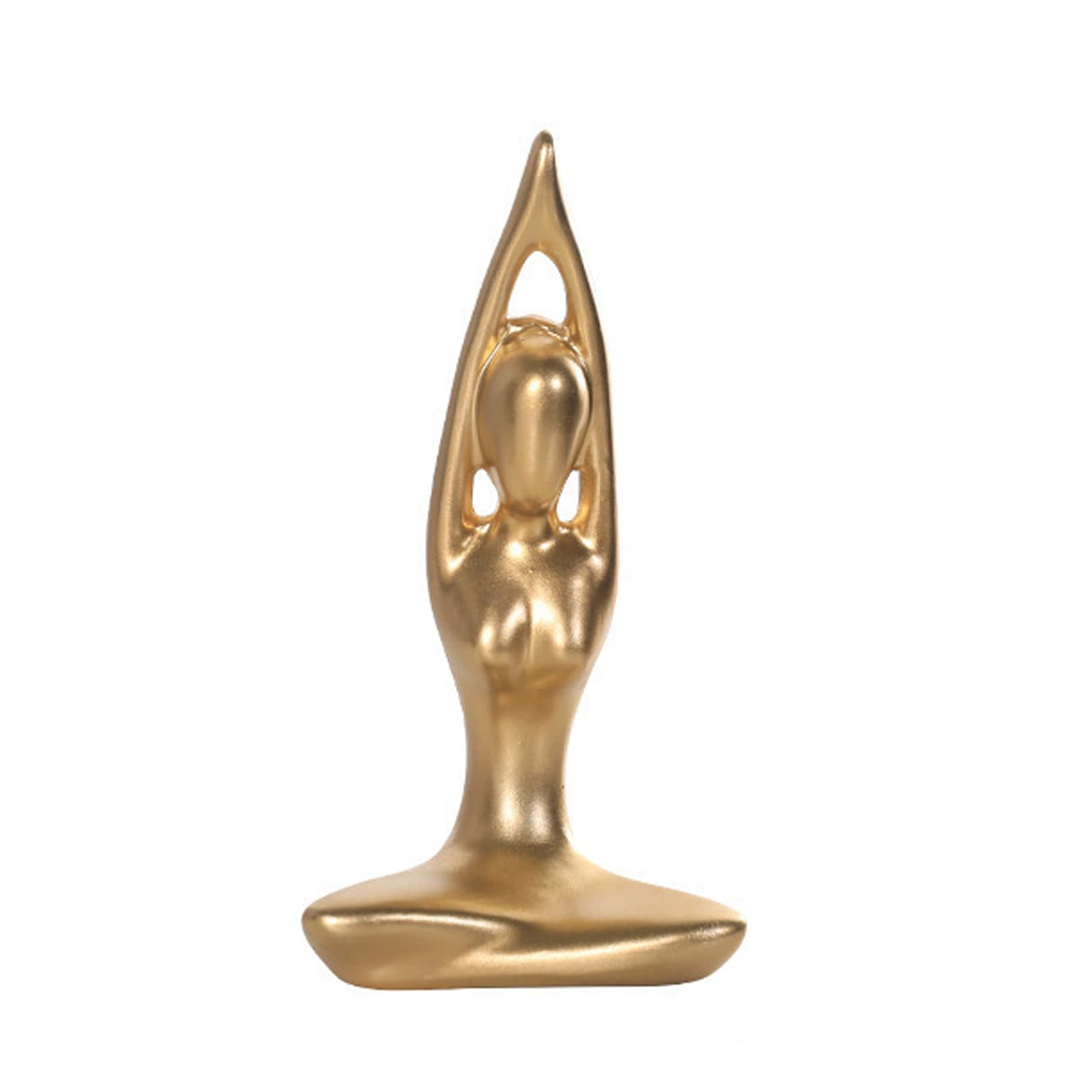 Qsvbeeqj Girls B Scandinavian Lady Statue Figurine Resin For Entryway Coffee Table Shelf Styling Ornament Resin Yoga Figurine