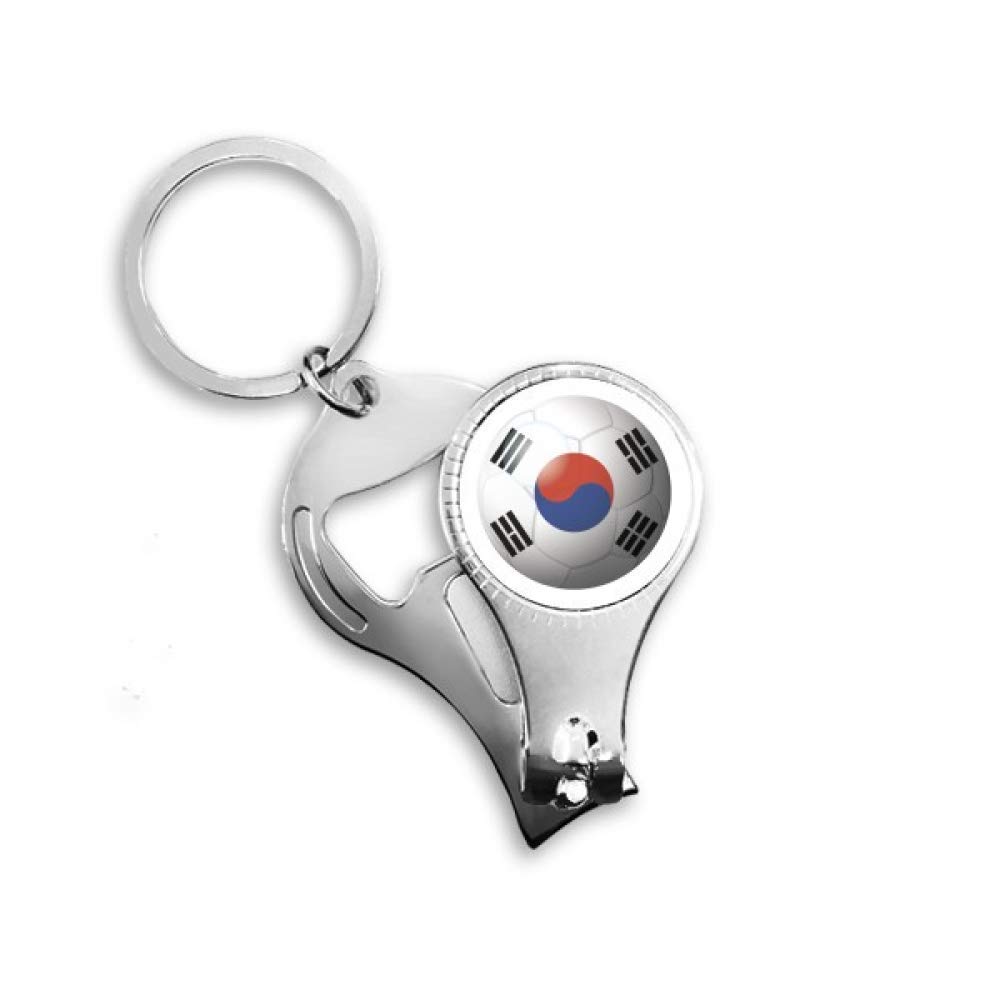 Porte-clés avec décapsuleur ballon de football coréen idée cadeau supporter