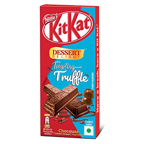 Image of KIT KAT Nestle Kitkat Dessert Delight Tempting Truffle Wafer Coated With Milk Chocolate, 50 Grams