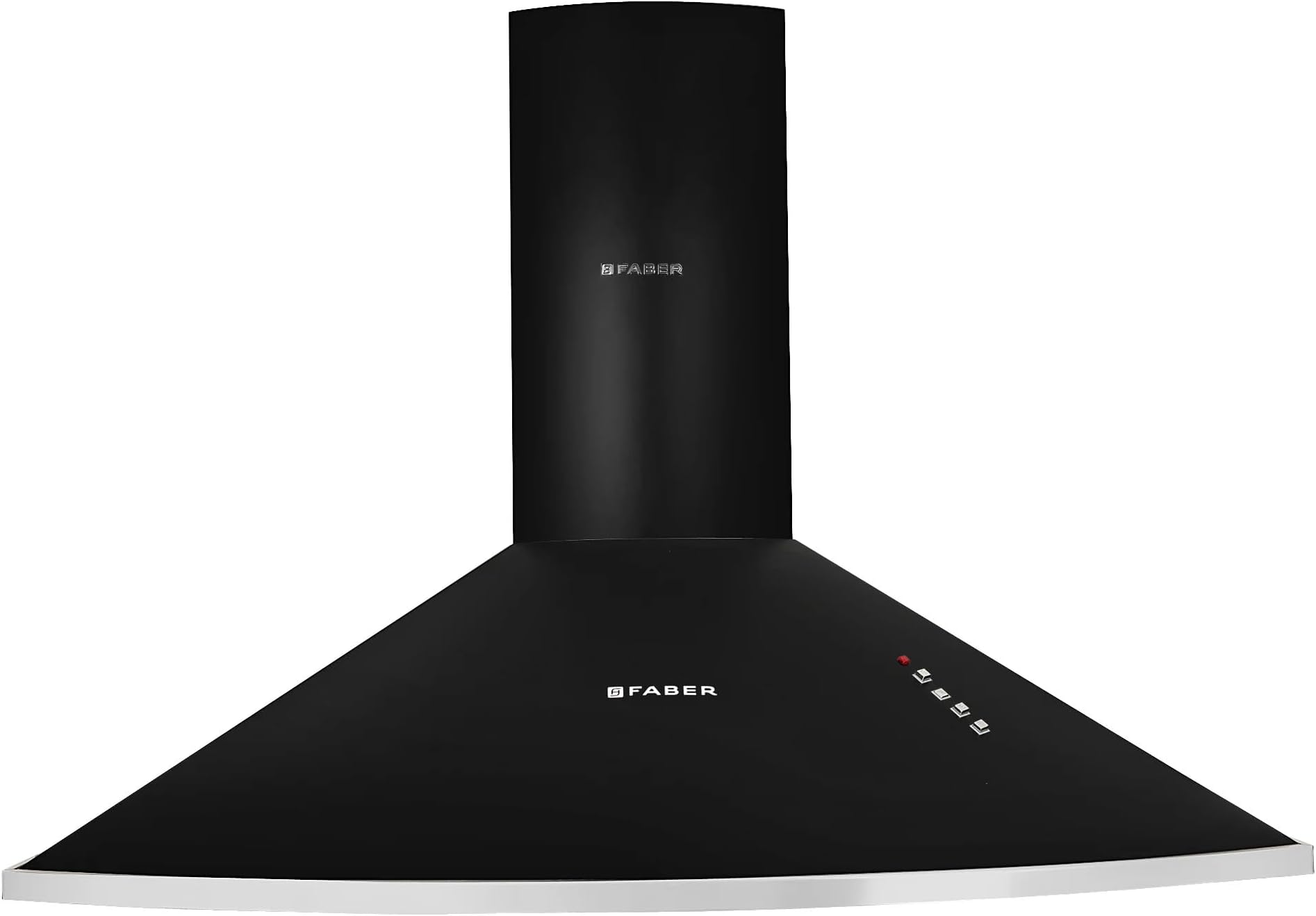 90 cm 1000 m³/hr Pyramid Kitchen Chimney | 3 Baffle Filters |12 years warranty on Motor|Motor- 240 Watt [HOOD CLASS PRO PB BK 90,Black]