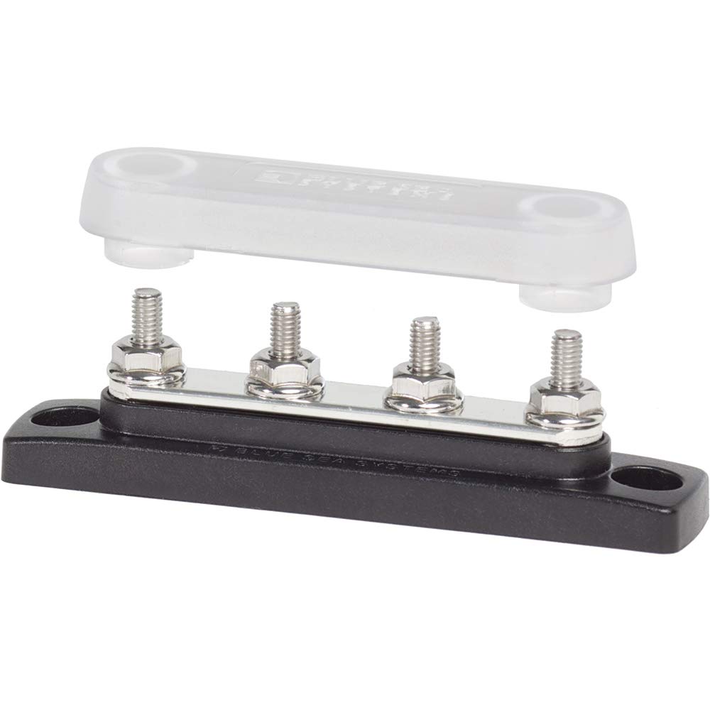 Blue Sea Systems 2315 100 Amp Mini BusBar with 4 studs and a cover
