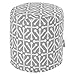 Majestic Home Goods 85907220486 Aruba Pouf, Grey
