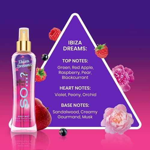 So…? Escapes Ibiza Dream Womens Dream Girl Body Mist & Body Butter Fragrance Gift Set - Image 5