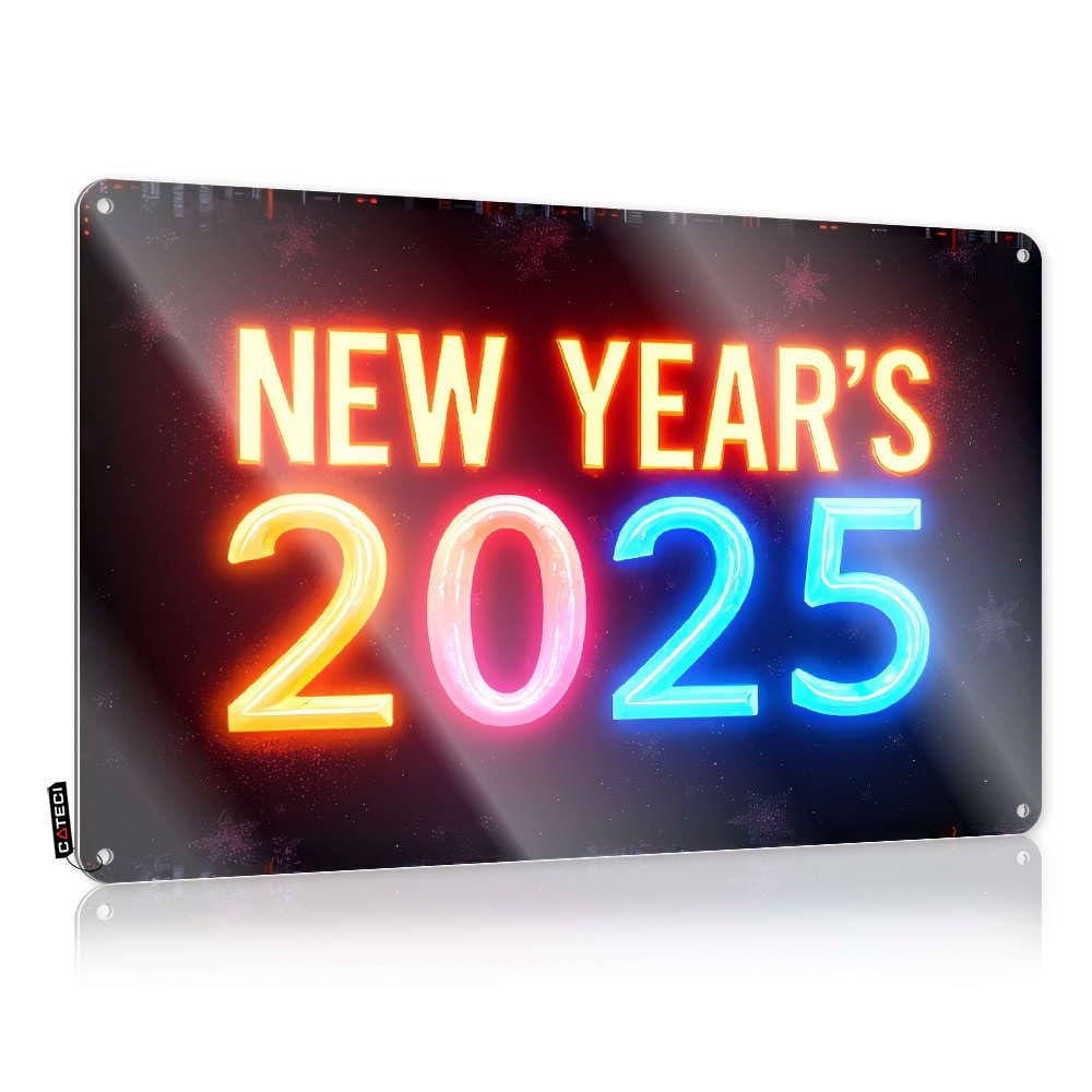 Happy New Year 2025! Pretty Decaor - Decoration Warning Hanging Wall Decor(20X30CM)