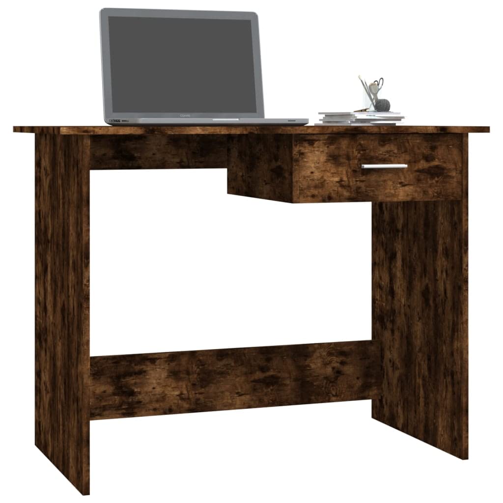 Scrivania, tavolo da gioco, scrivania per computer, console, tavolo da ufficio, adatto per soggiorno, sala giochi, ufficio, studio, incenso, 100 x 50 x 76 cm, materiale in legno