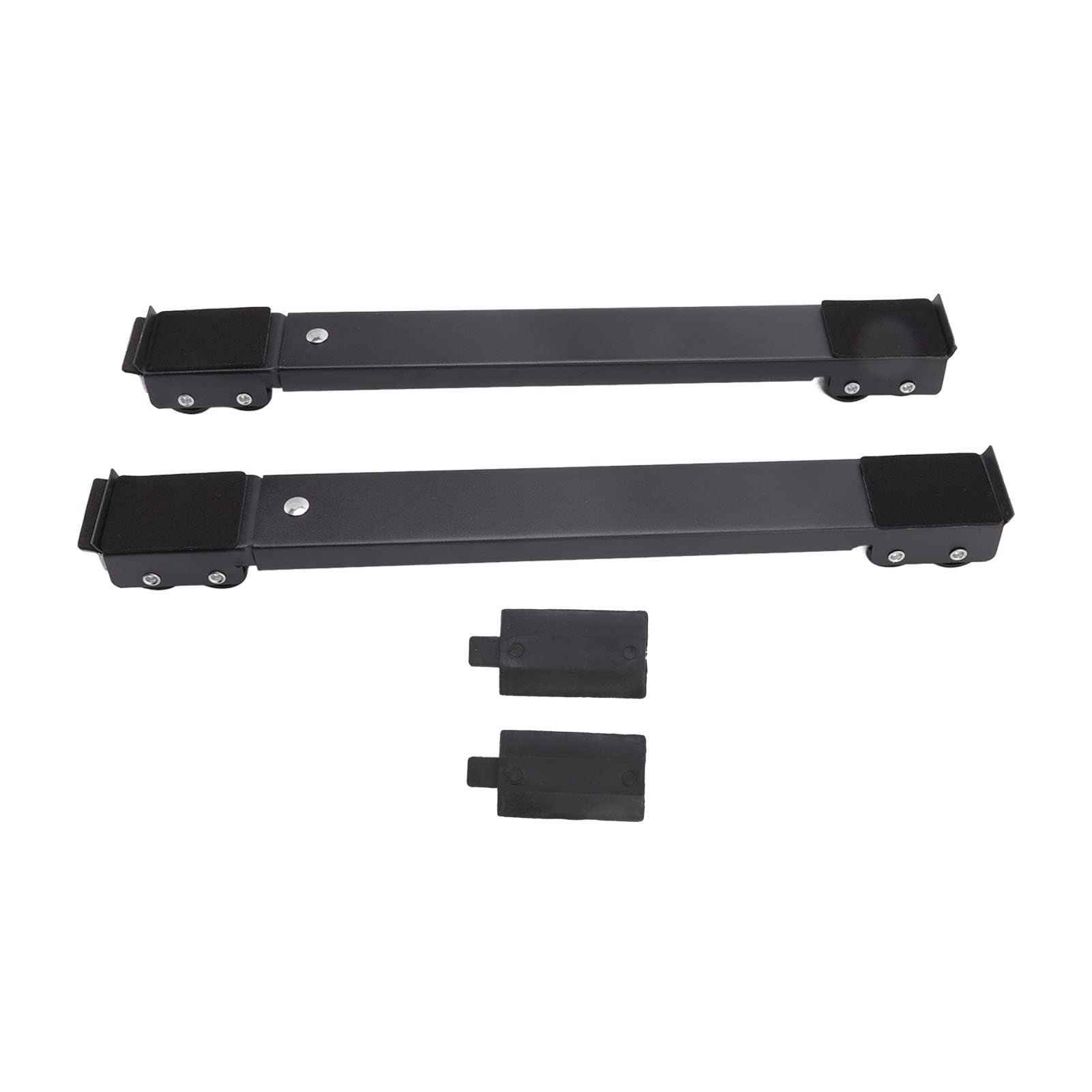 Atyhao Black Washing Machine Stand, Movable Adjustable Refrigerator Base Mobile Roller Bracket Universal Appliances Furniture Movers(Black)