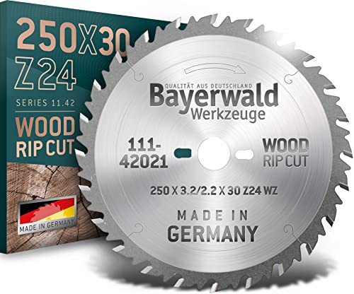 Bayerwald - HM Kreissägeblatt - Ø250 x 3.2/2.2 x 30 (Für Holz, Brennholz...