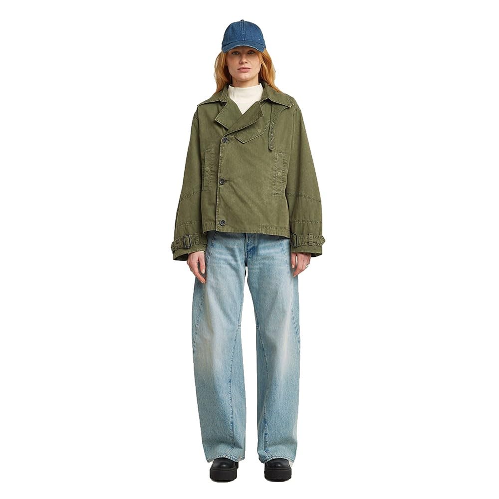 G-STAR RAW Kurtka Kobiety Oversized Short Trench Coat Wmn