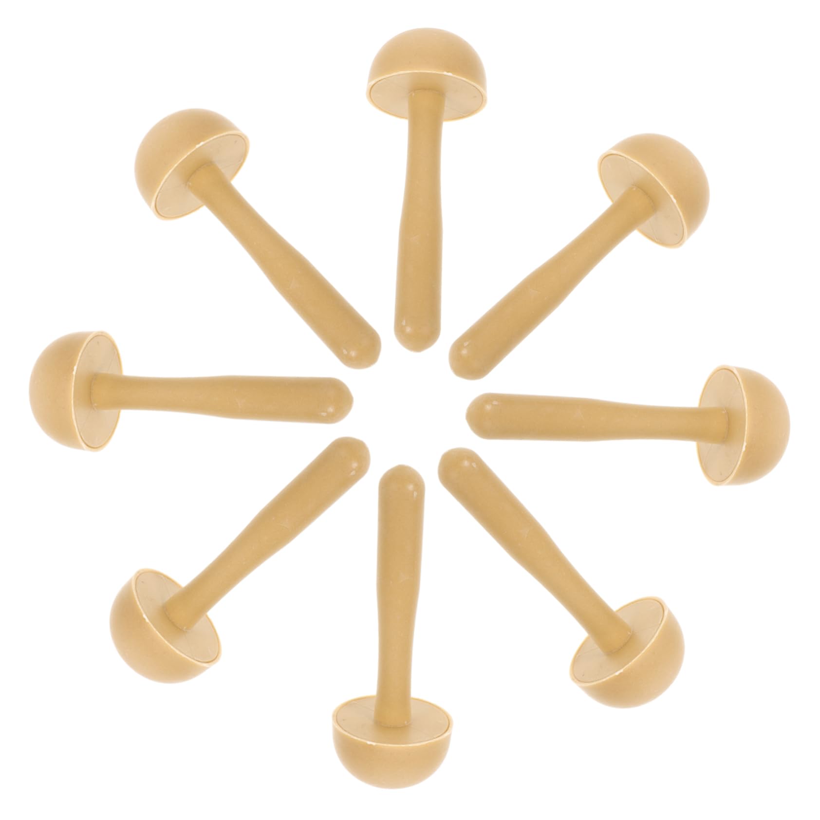 HAPINARY Mushroom Tool Set 10pcs Plastic Ink Roller Ideal for Art Printing and Craft Projects