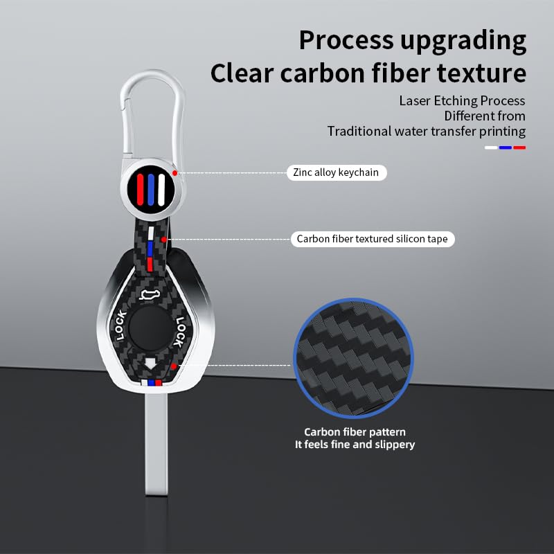 Coque de clé BMW Série 3 E46 X3 E83 Z8 E52 boîtier métal silicone dégradé - 7