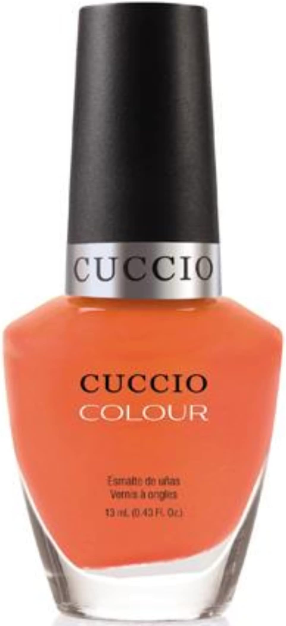 Cuccio Be Fearless | Neon Nail Polish Nail Paint | 13ml | Long Lasting, Glossy, Vegan | Paraben Free | No Yellowing | FREE from Harmful Chemicals) - Coral