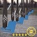 Peaka Pro Tree Swing Hanging Straps (Set of 2) – Adjustable 4FT to 7FT Extra-Long Hammock Straps Heavy-Duty Holds 4000+ LBS | Waterproof, Safety Lock Carabiners & Finger Pinch-Safe Cover