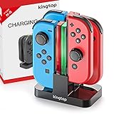 Charging Dock Stand Compatible for Nintendo Switch KINGTOP Joy-Con Controllers Charger Station with...