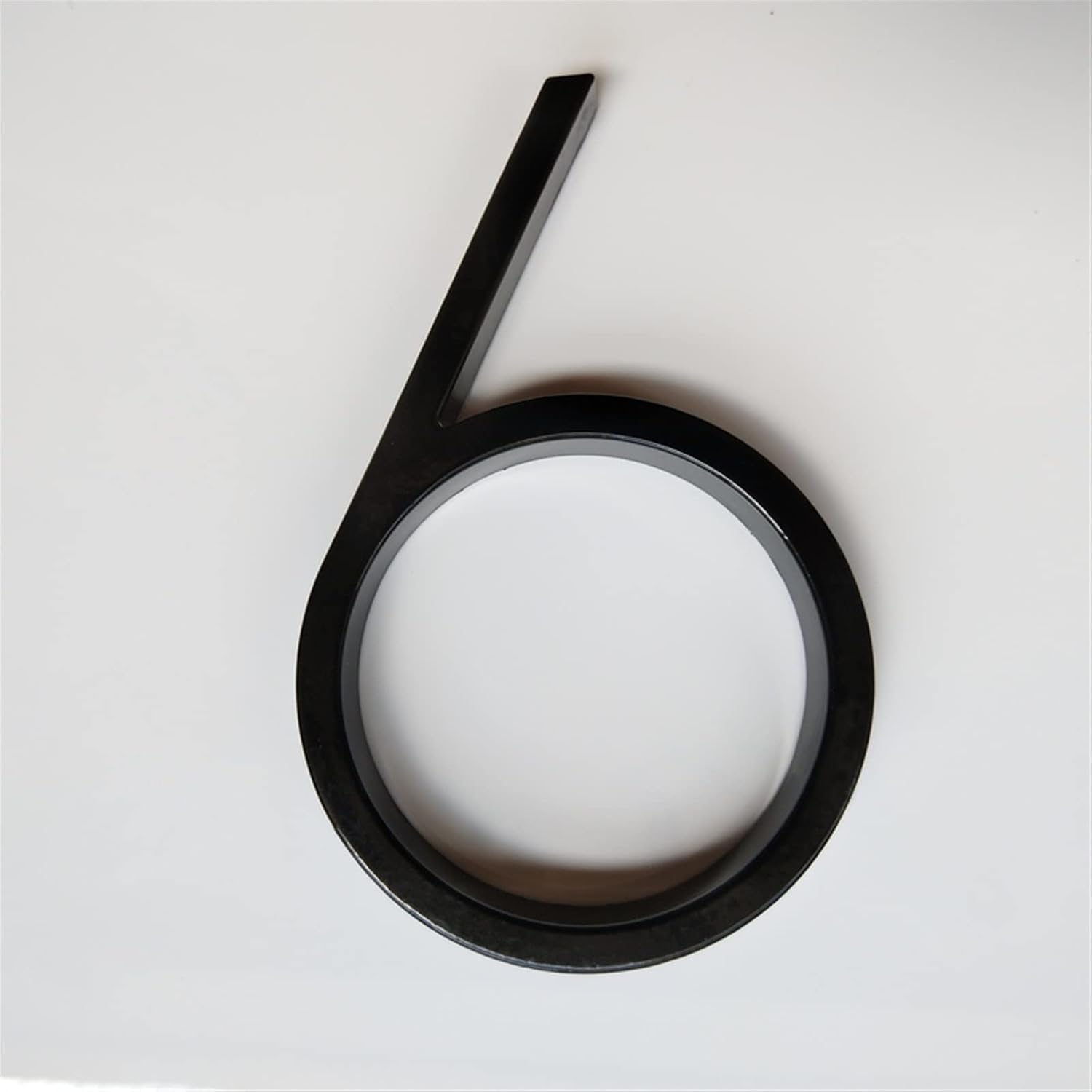 House Number Floating Exterior House Number 5inch Doorplate Letters Metal Address Sign Plate Outdoor Door Plaque Number Dash Slash Sign #0-9 (Color : 7) (6)