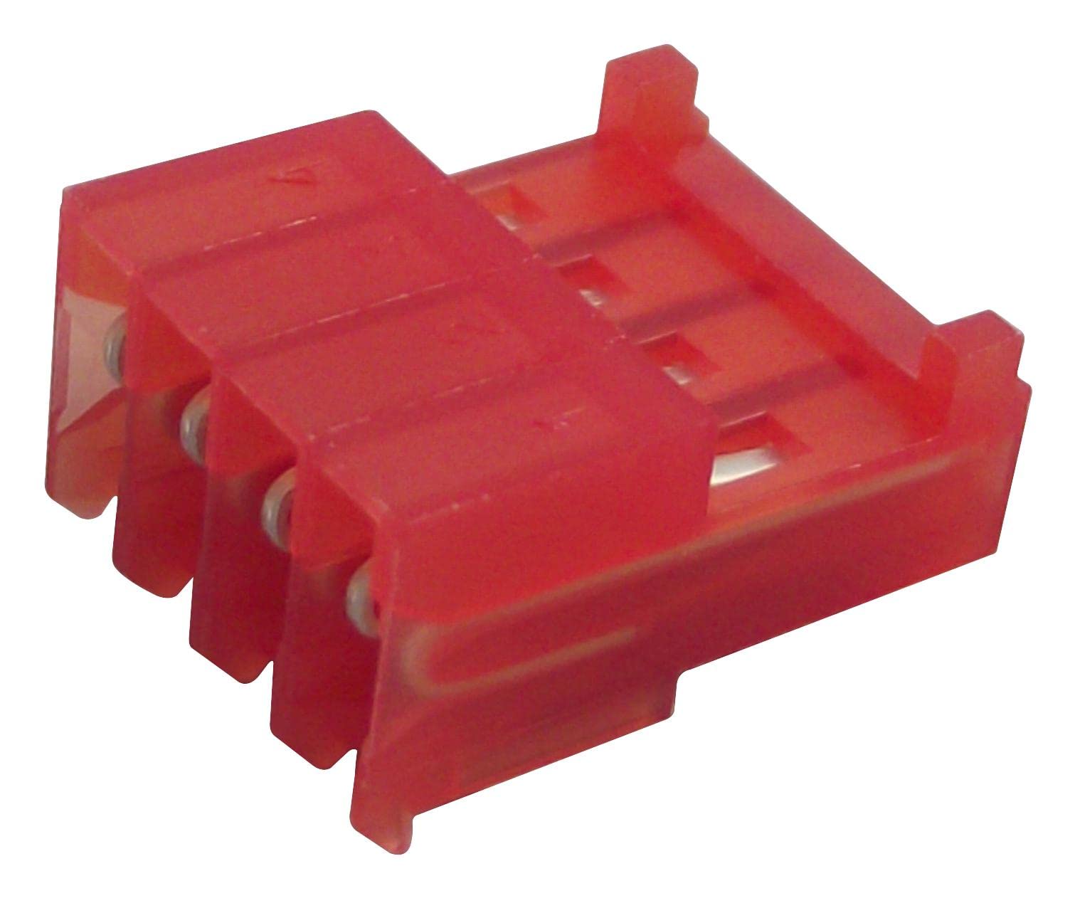 TE CONNECTIVITY/AMP 3-643813-4 Wire-To-Board Connector, MTA-100 Series, IDC/IDT, Receptacle, 4 Contacts, 2.54 mm (10 pieces)