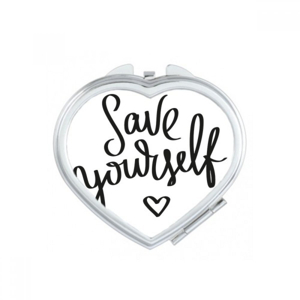 Miroir compact de poche portable pour retouches maquillage en voyage et bureau