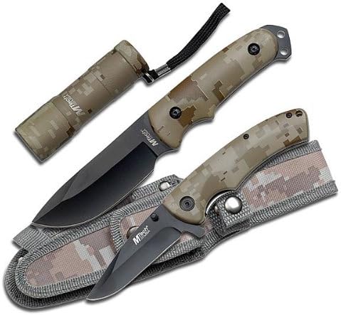 MTECH USA MT-473DC Tactical Folding Knife 9-Inch Fixed 4.5-Inch Folder