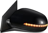 Vista 74 de DNA Motoring OEM-MR-KI1320218 Heated Powered Adjustment Left Driver Side Door View Mirror Compatible with 2018-2020 Rio