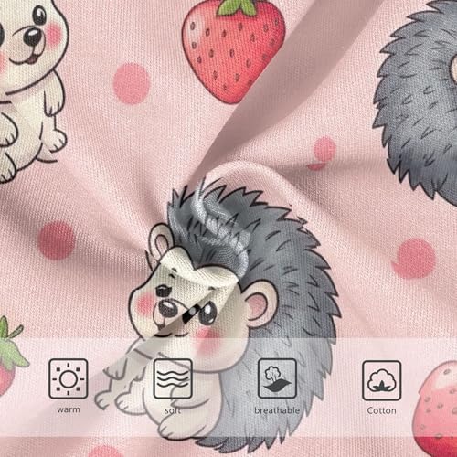 Cotton Girls Underwear Toddlers Cute Cartoon Grey Hedgehogs Pink Panties for Girl Aesthetic Kids Undies Briefs 2t3