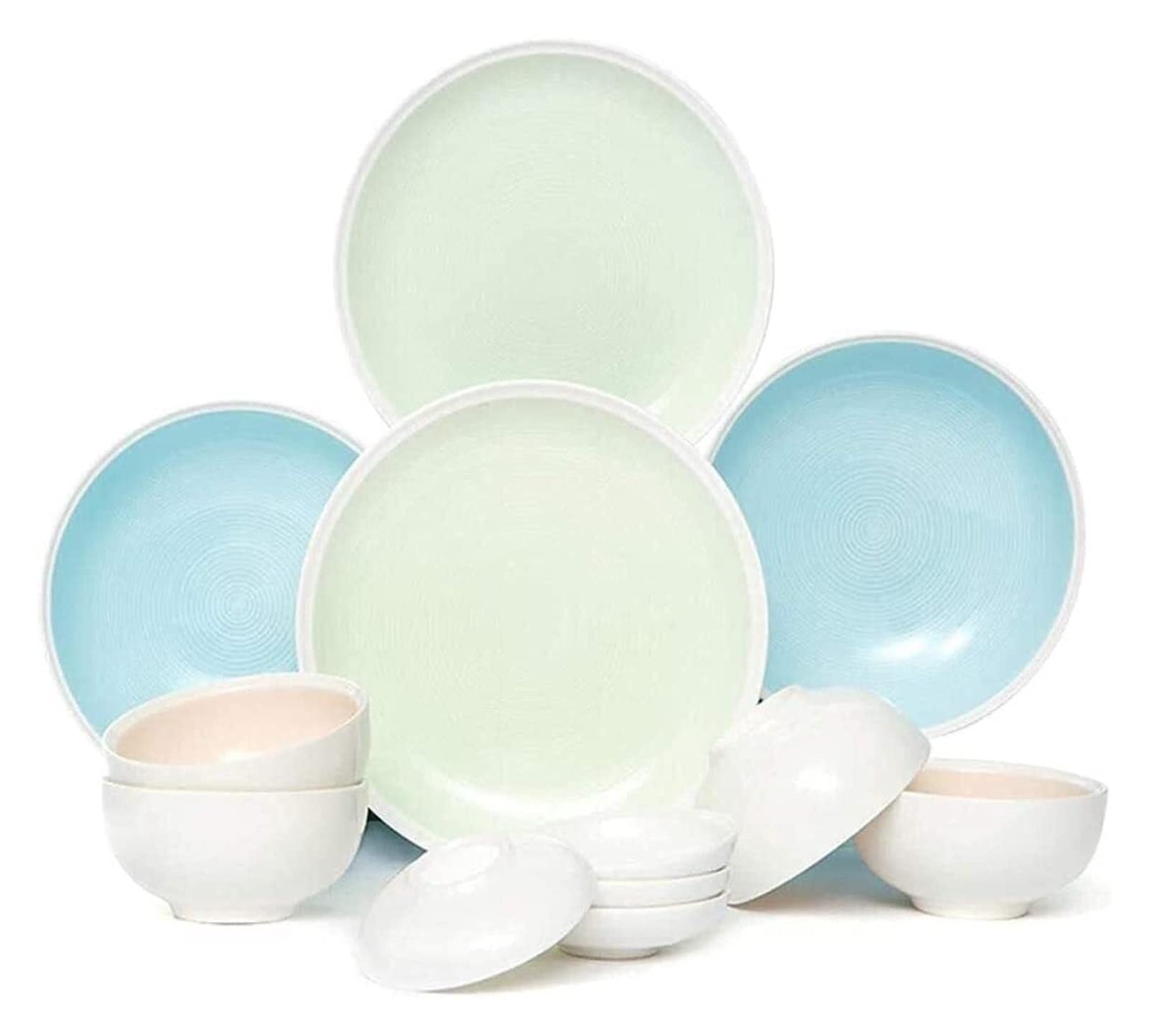 Zestawy obiadowe na przyjęcie obiadowe Zestawy naczyń ceramicznych Talerze/miski/naczynia 12-częściowy zestaw japońskiej zastawy stołowej Zestaw porcelanowy na,