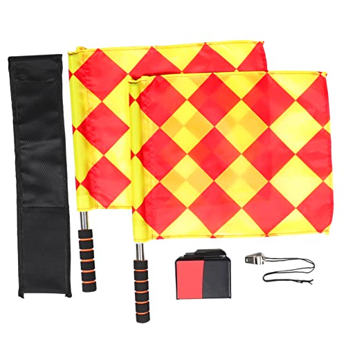 Conjunto de Banderas para Árbitro con Silbato y Tarjetas miniatura 1