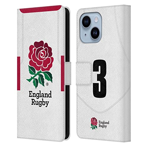 Étui en cuir England Rugby iPhone 14 Plus finition Home Kit